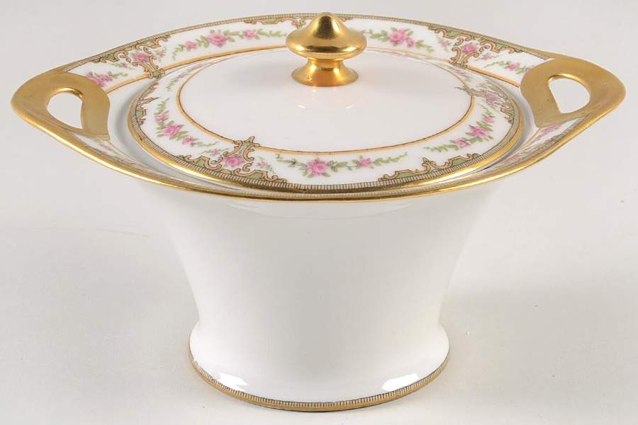 Schleiger 618 Sugar Bowl & Lid by Haviland-1