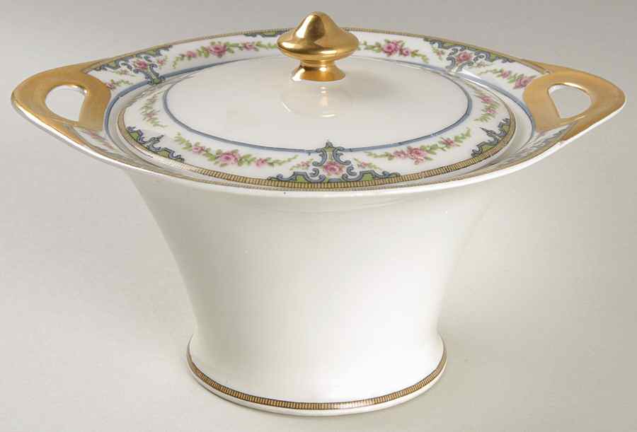 Schleiger 618a Sugar Bowl & Lid by Haviland-1