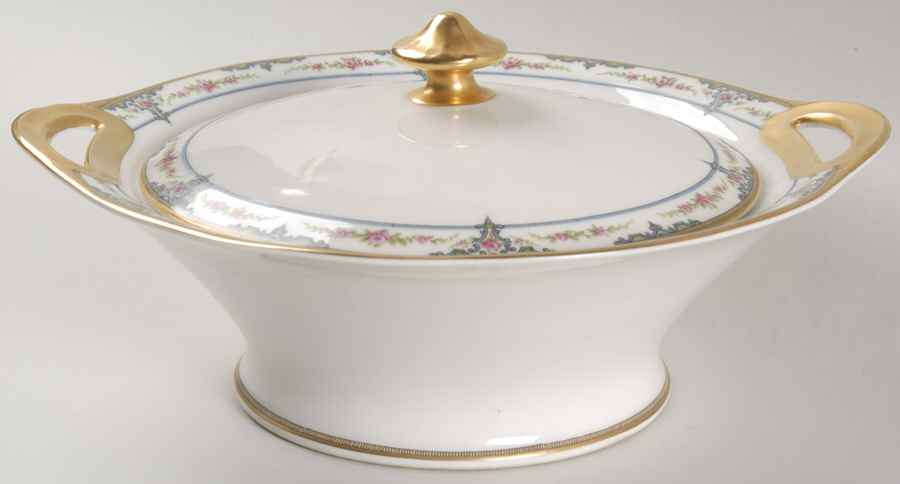 Schleiger 618a Round Covered Vegetable by Haviland-1