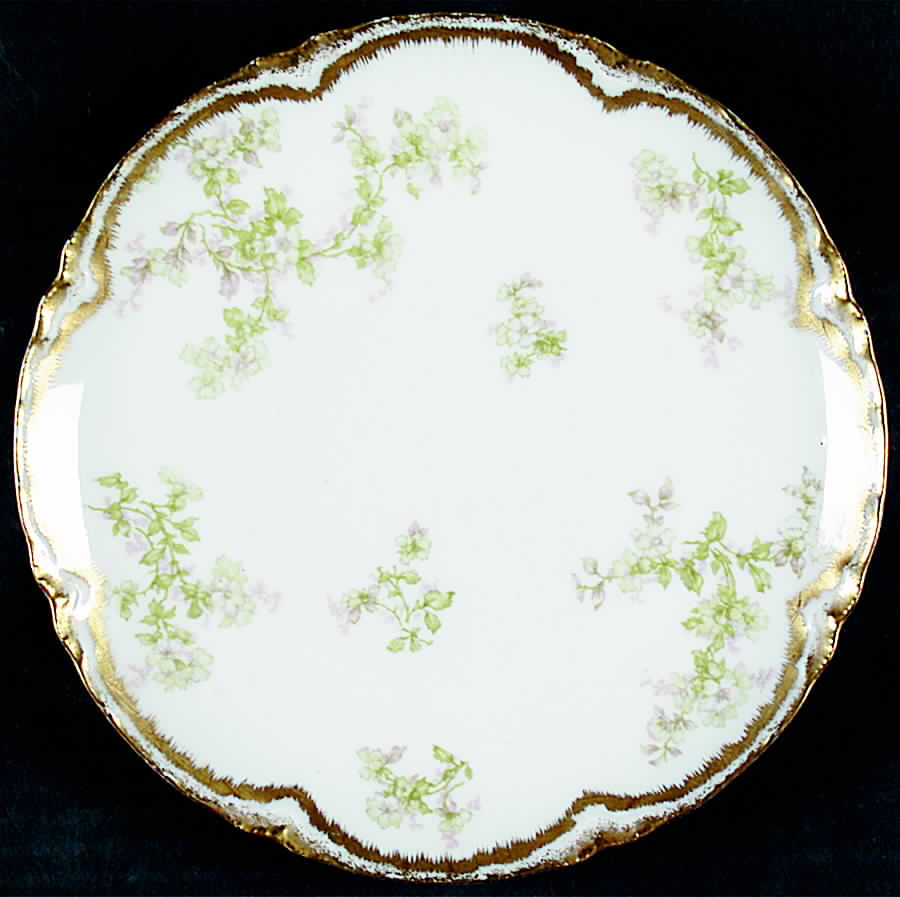 Schleiger 61G Coupe Luncheon Plate by Haviland-1