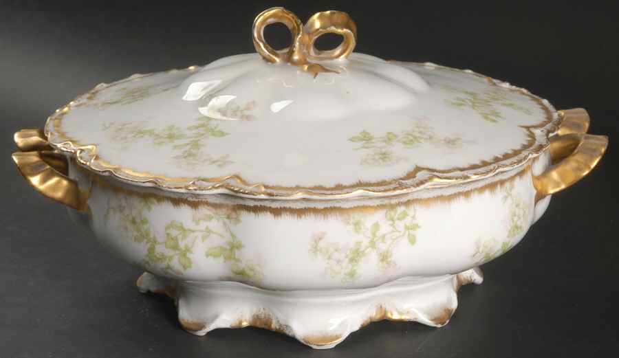 Schleiger 61G Round Covered Vegetable by Haviland-1