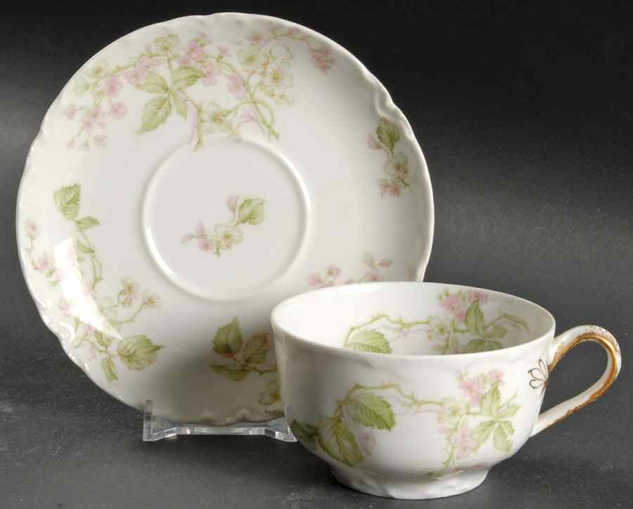 Schleiger 62 Flat Cup & Saucer Set by Haviland-1