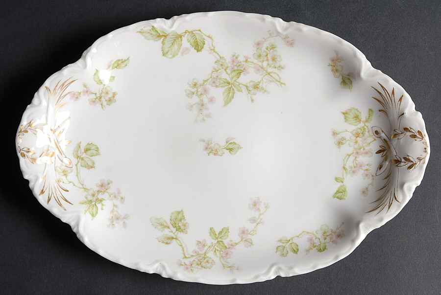 Schleiger 62 11" Oval Serving Platter by Haviland-1