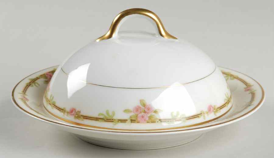 Schleiger 625 Round Covered Butter by Haviland-1