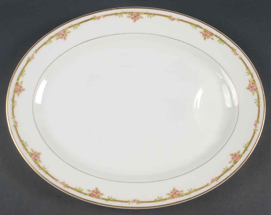 Schleiger 625 15" Oval Serving Platter by Haviland-1