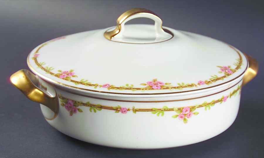 Schleiger 625A Round Covered Vegetable by Haviland-1