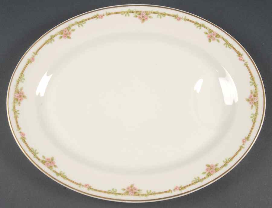 Schleiger 625A 13" Oval Serving Platter by Haviland-1