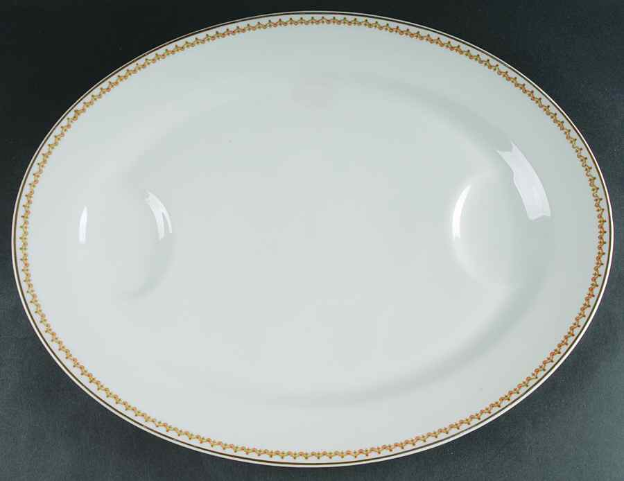 Schleiger 627 17" Oval Serving Platter by Haviland-1