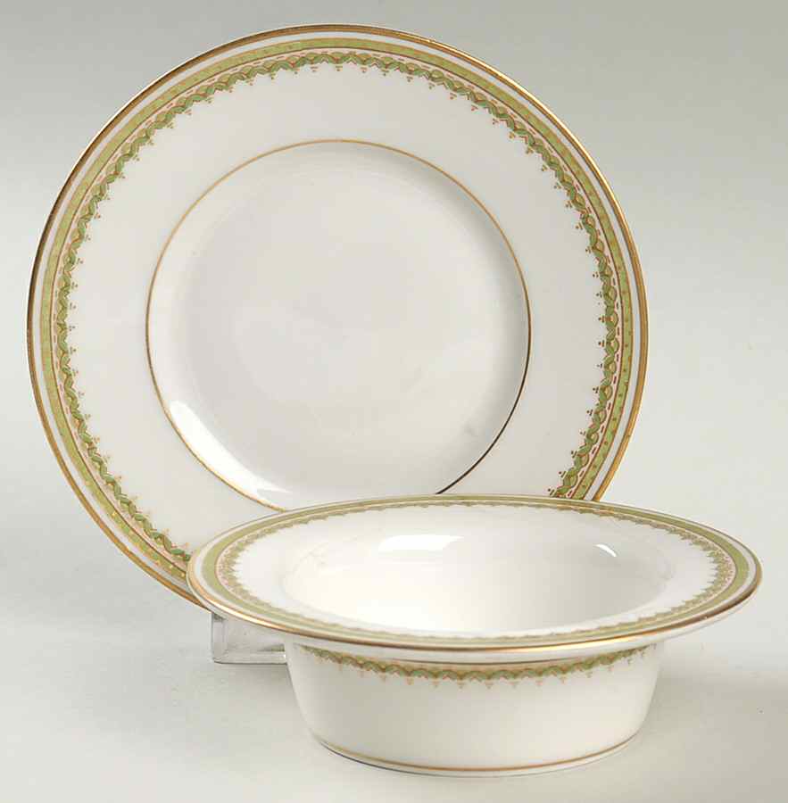 Schleiger 629 Ramekin & Saucer Set by Haviland-1