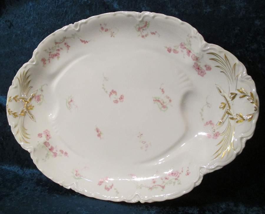 Schleiger 63 18" Oval Serving Platter by Haviland-1