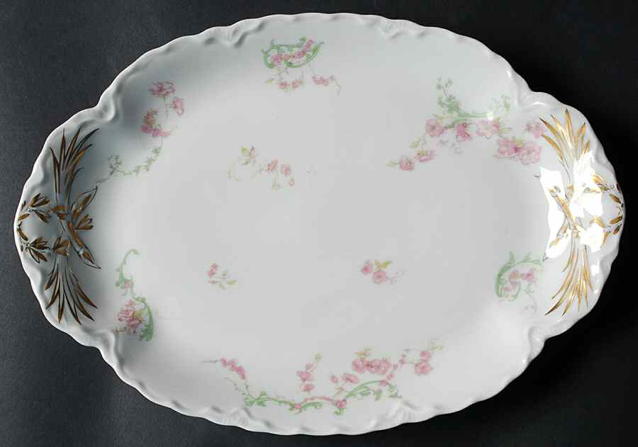 Schleiger 63 11" Oval Serving Platter by Haviland-1
