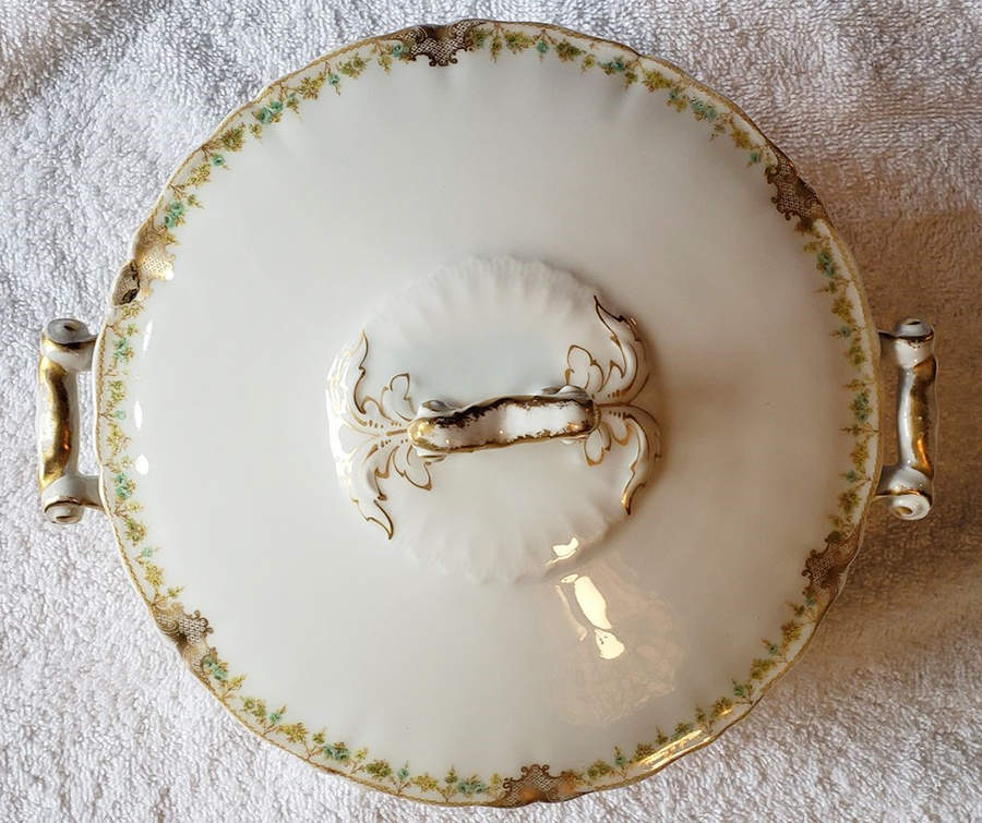 Schleiger 630a Round Covered Vegetable by Haviland-1