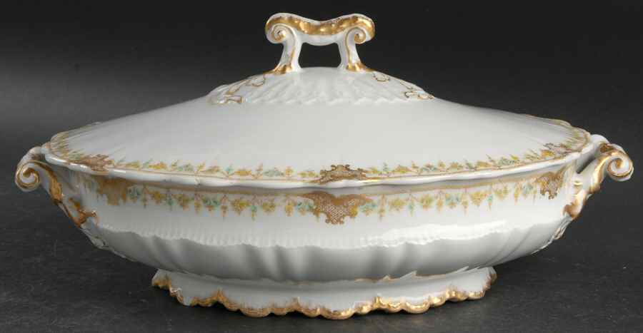 Schleiger 630a Oval Covered Vegetable by Haviland-1
