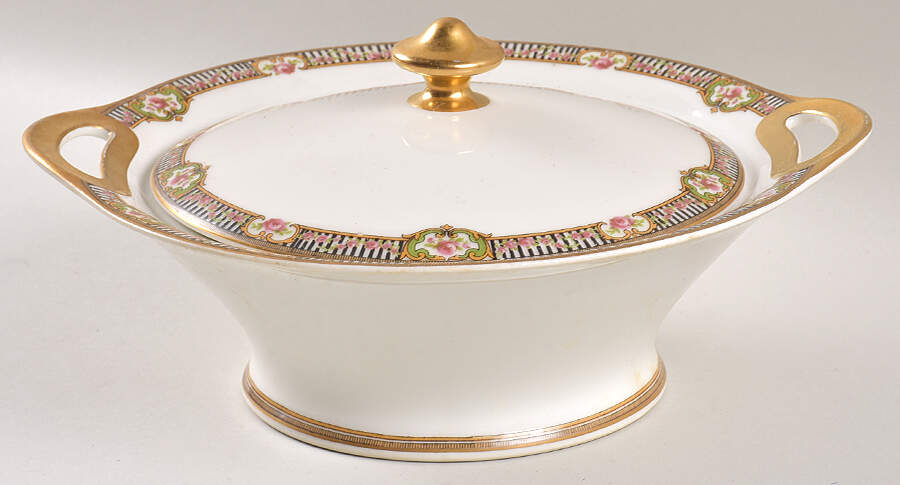 Schleiger 631 Round Covered Vegetable by Haviland-1
