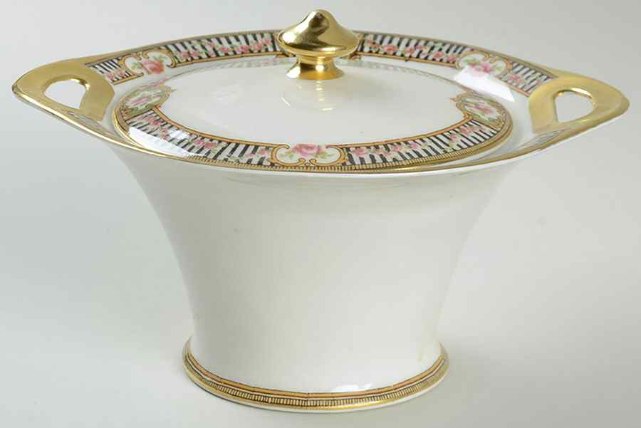 Schleiger 631 Sugar Bowl & Lid by Haviland-1