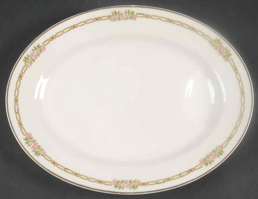 Schleiger 635 11" Oval Serving Platter by Haviland-1