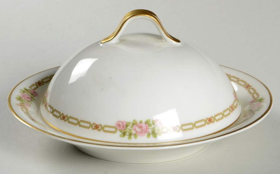 Schleiger 635 Round Covered Butter by Haviland-1