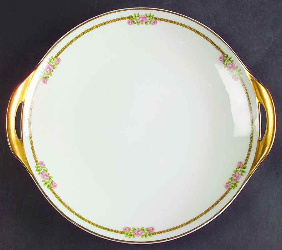 Schleiger 636A Handled Cake Plate by Haviland-1