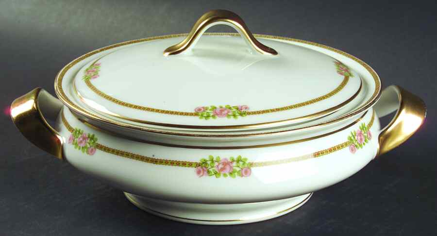 Schleiger 636A Round Covered Vegetable by Haviland-1