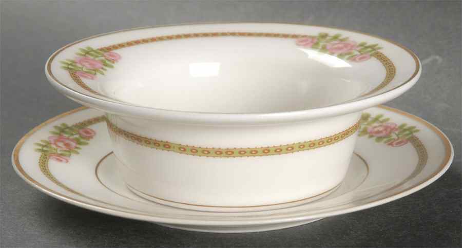 Schleiger 636A Ramekin & Saucer Set by Haviland-1