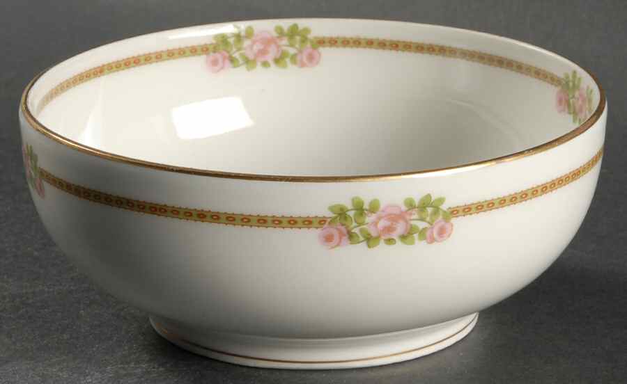 Schleiger 636A Cranberry Bowl by Haviland-1