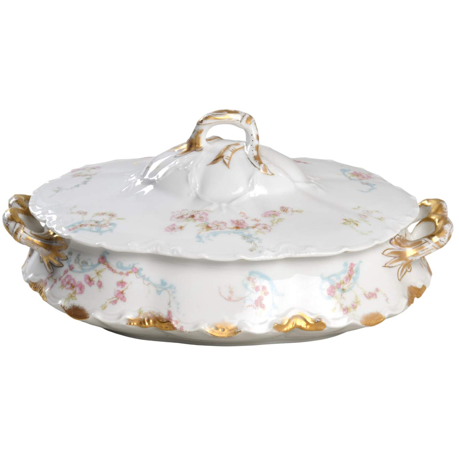 Schleiger 63B Oval Covered Vegetable by Haviland-1