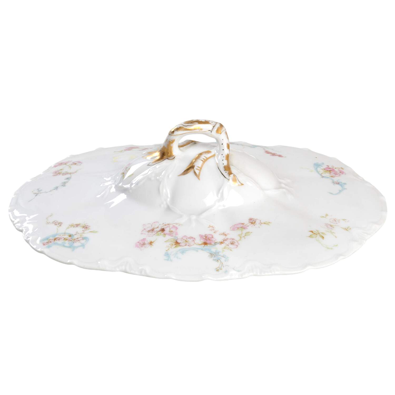 Schleiger 63B Lid for Oval Vegetable by Haviland-1