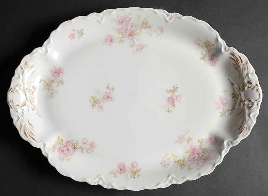 Schleiger 64 16" Oval Serving Platter by Haviland-1