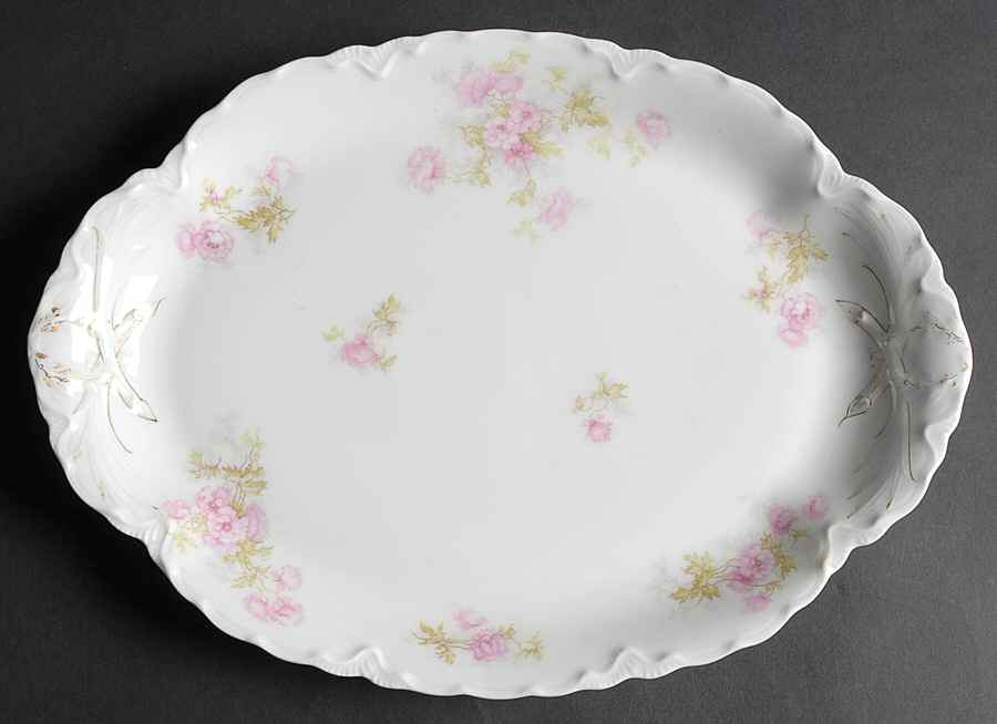 Schleiger 64 13" Oval Serving Platter by Haviland-1