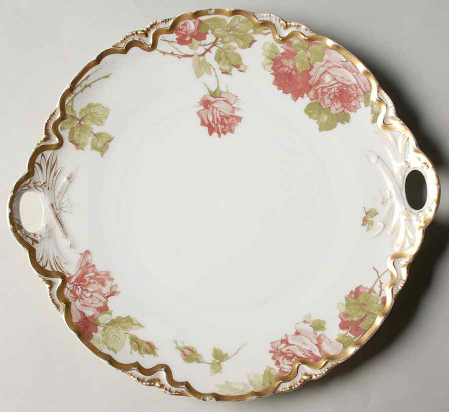 Schleiger 65 Handled Cake Plate by Haviland-1