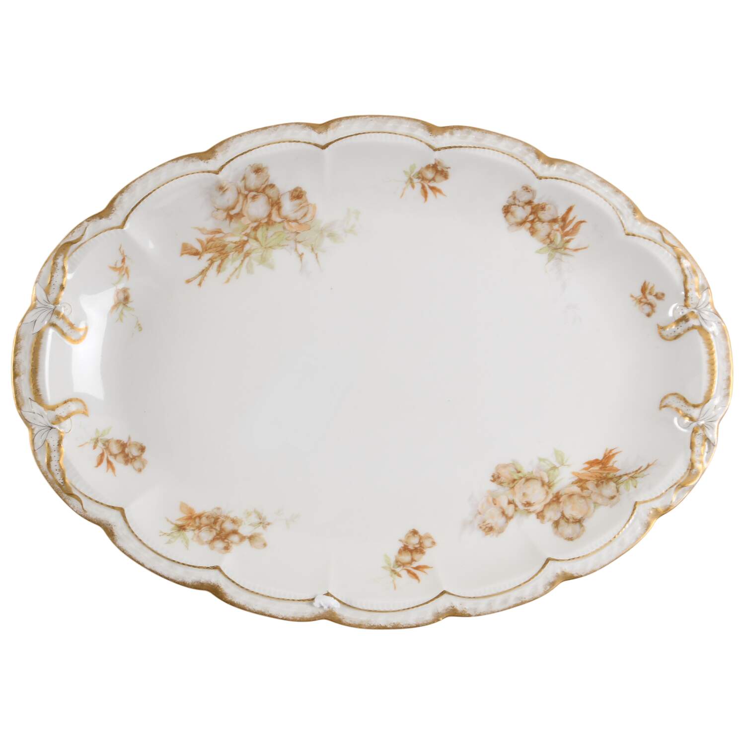 Schleiger 655 16" Oval Serving Platter by Haviland-1