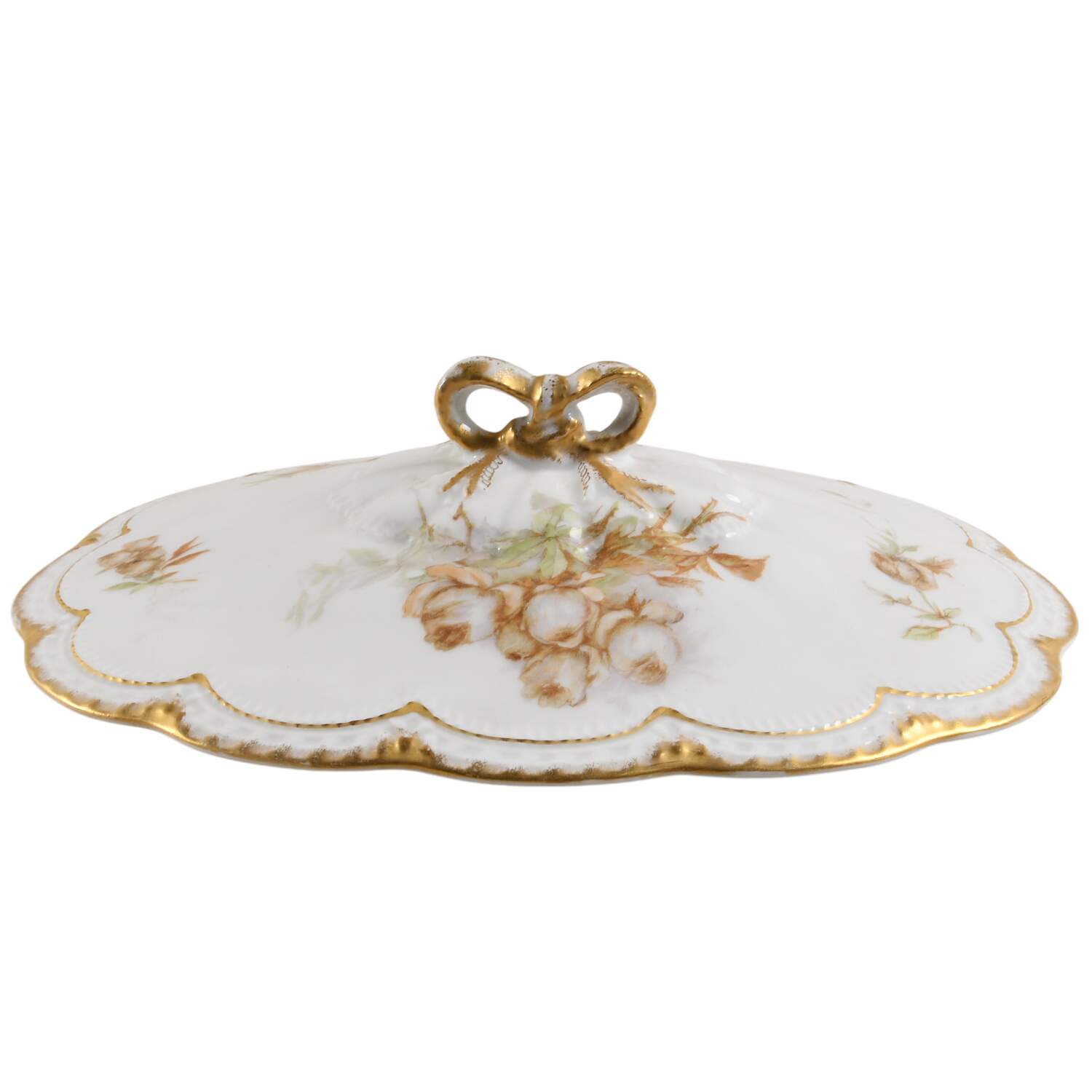 Schleiger 655 Lid for Oval Vegetable by Haviland-1
