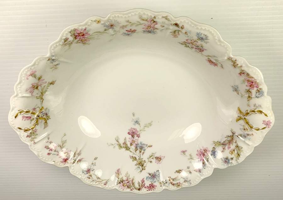 Schleiger 659 10" Oval Vegetable Bowl by Haviland-1