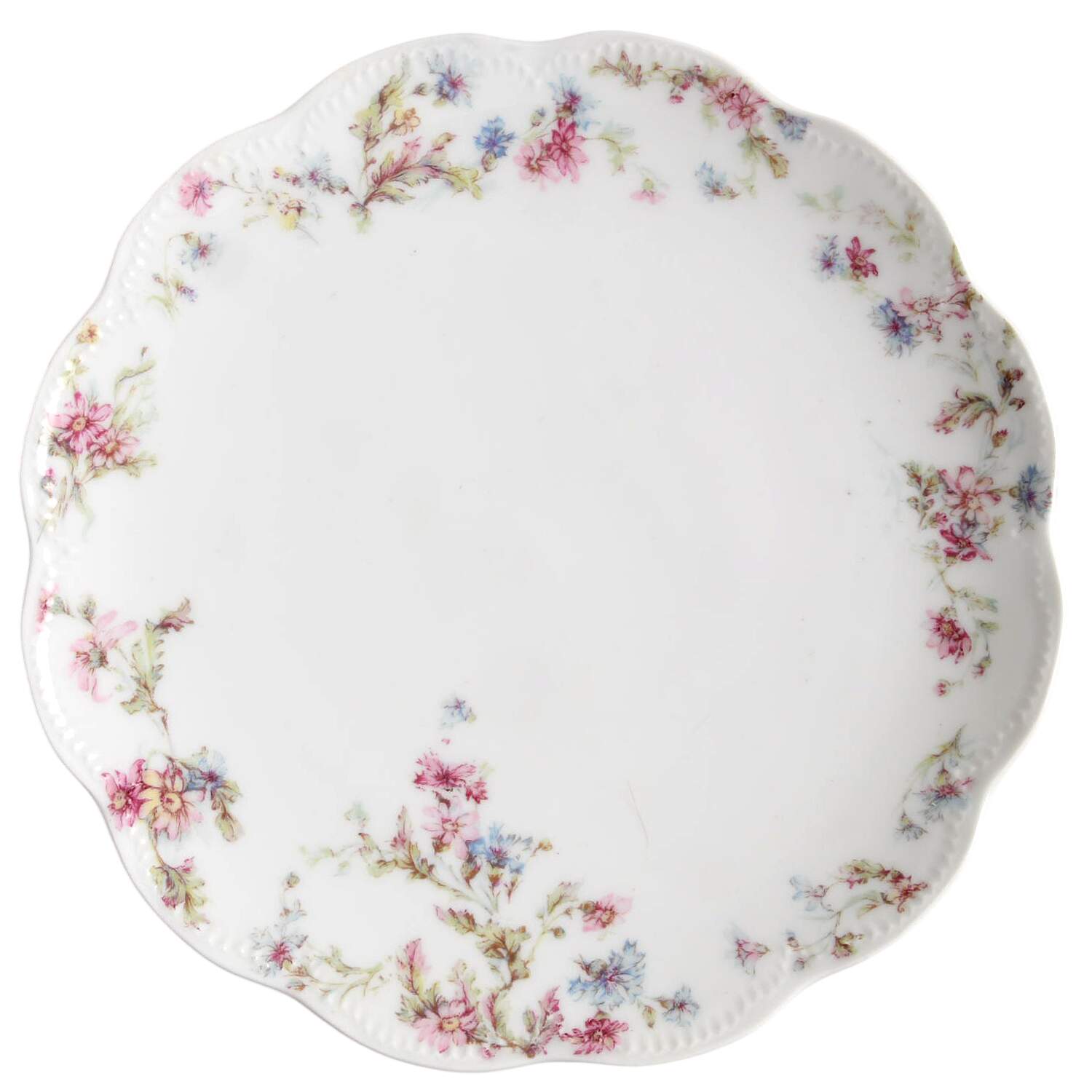 Schleiger 659 Coupe Luncheon Plate by Haviland-1