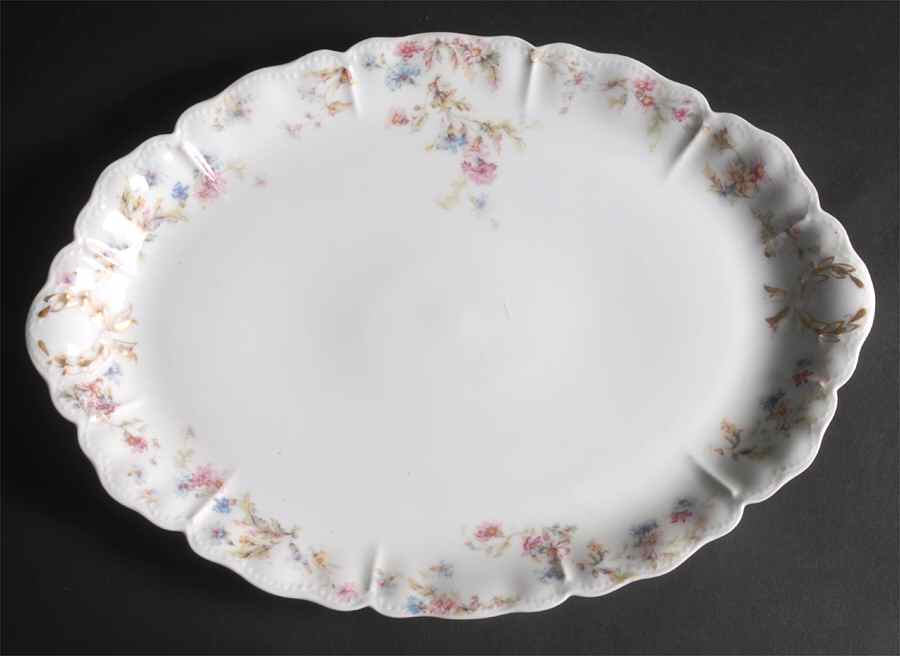Schleiger 659 14" Oval Serving Platter by Haviland-1