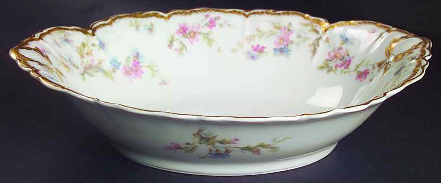 Schleiger 659A 10" Oval Vegetable Bowl by Haviland-1