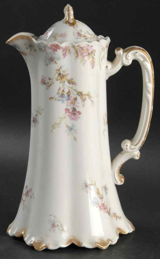 Schleiger 659c Chocolate Pot & Lid by Haviland-1