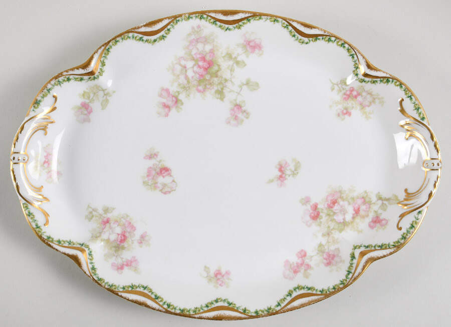 Schleiger 66 13" Oval Serving Platter by Haviland-1