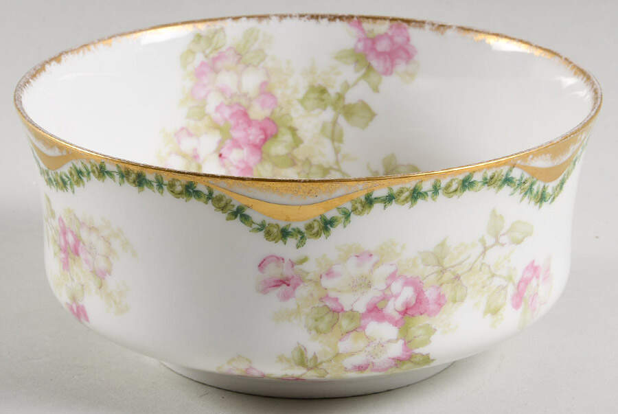 Schleiger 66 Cranberry Bowl by Haviland-1