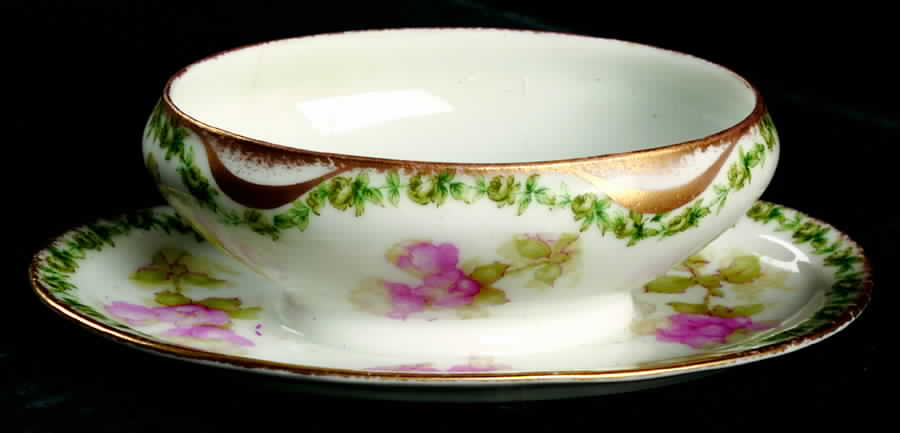 Schleiger 66 Mustard with Attached Underplate No Lid by Haviland-1