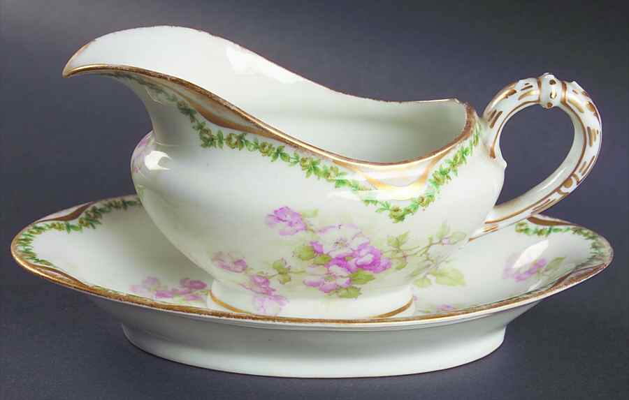 Schleiger 66 Gravy Boat & Underplate by Haviland-1