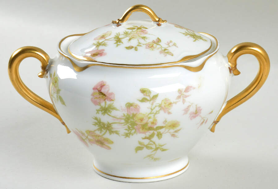 Schleiger 660F Sugar Bowl & Lid by Haviland-1