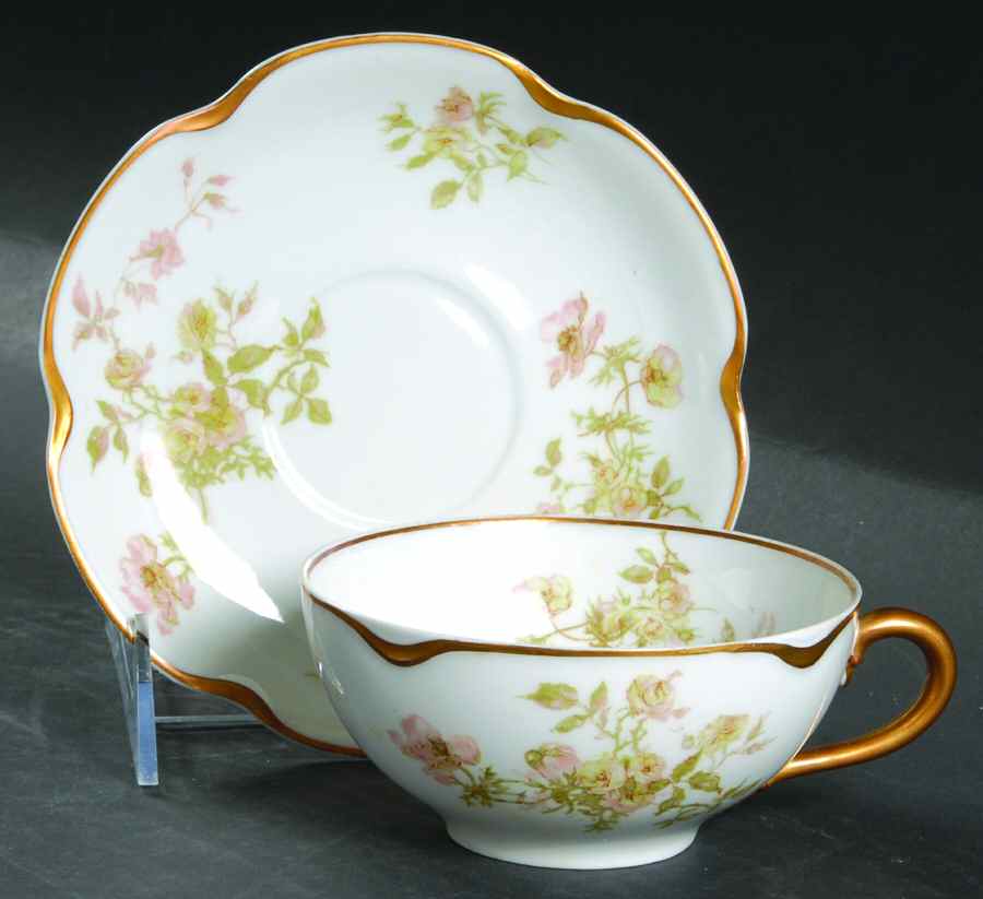 Schleiger 660F Flat Cup & Saucer Set by Haviland-1