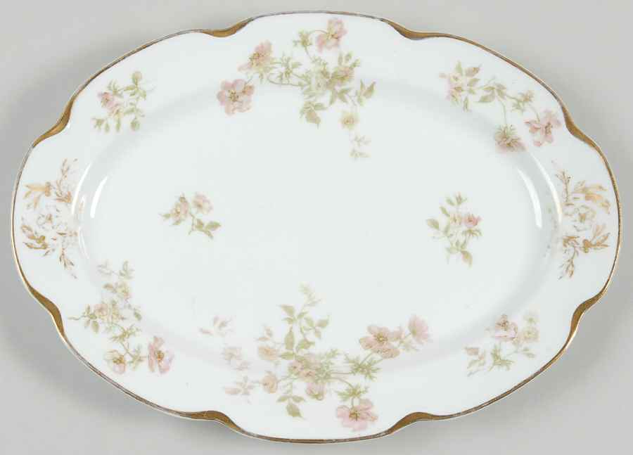 Schleiger 660F 11" Oval Serving Platter by Haviland-1