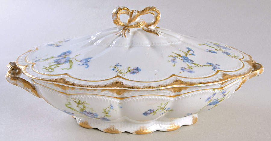 Schleiger 663a Oval Covered Vegetable by Haviland-1