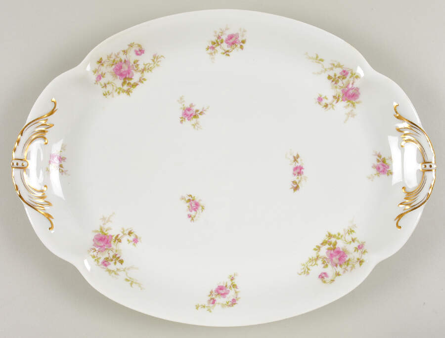 Schleiger 666 16" Oval Serving Platter by Haviland-1