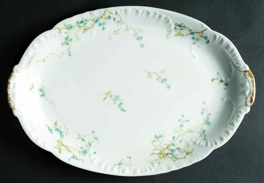 Schleiger 667c 13" Oval Serving Platter by Haviland-1