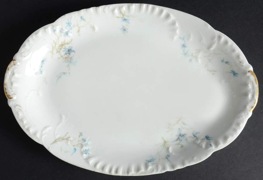 Schleiger 669 11" Oval Serving Platter by Haviland-1