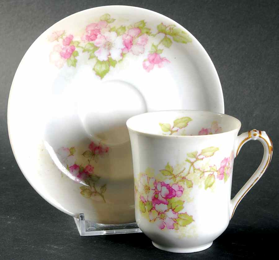 Schleiger 66b Chocolate Cup & Saucer Set by Haviland-1