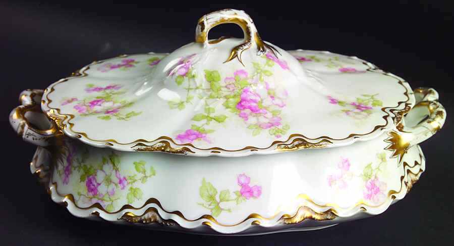 Schleiger 66d Oval Covered Vegetable by Haviland-1